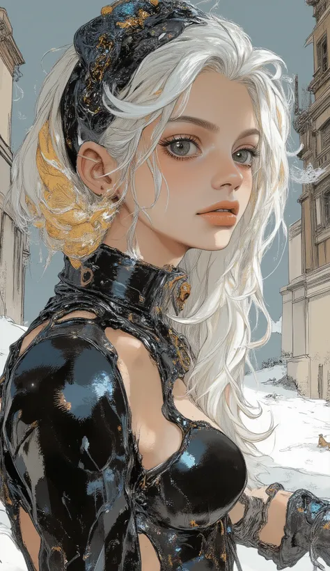 score_9, score_8_up , score_7_up , score_6_up , score_5_up ,Rating_Safety, source_photorealistic BREAK {(masterpiece,top quality, 16k portrait , Ultra High Definition, very detailed work, Elegant and beautiful face 、eye 、skin、My hair)} BRE...