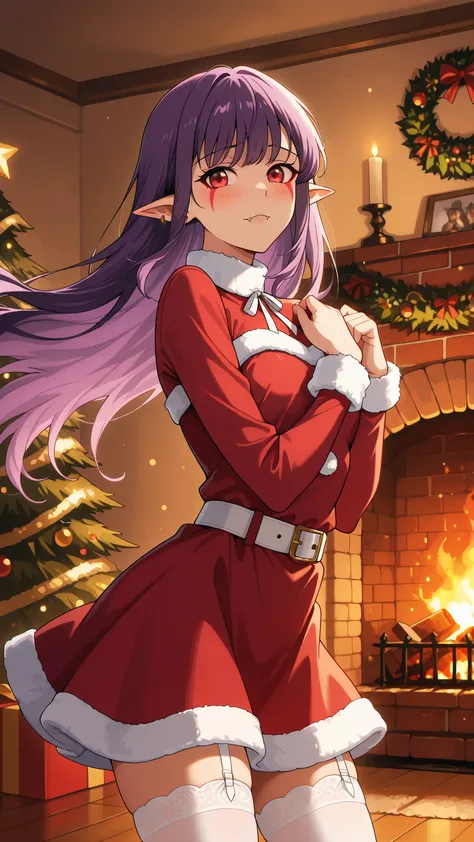 BREAK (masterpiece:1.2),highly detailed realistic anime background, warm living room with Christmas tree,cinematic perspective, deep contrast and vibrant highlights, AMOLED lighting style, SDXL realism, ultra high quality, no people,
soft lights,  
present...