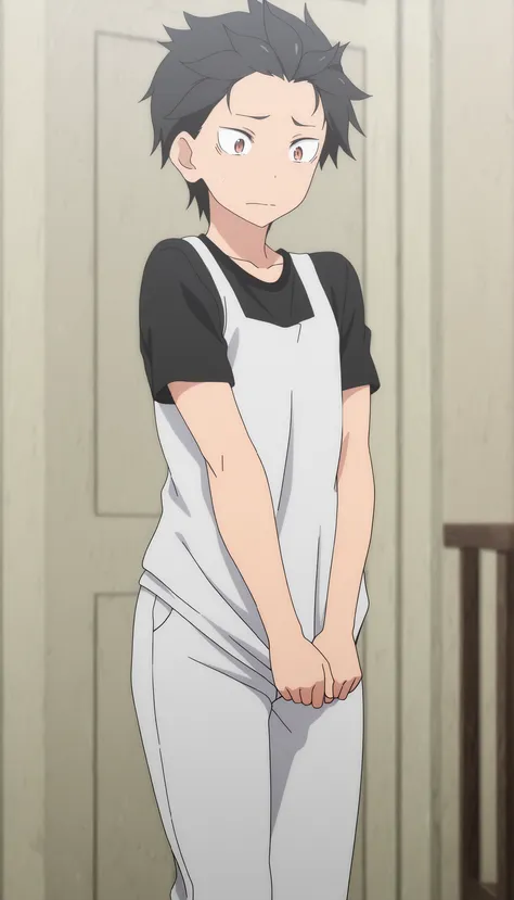 masterpiece, best quality, amazing quality, highres, newest, anime screencap, anime coloring, , 1boy, natsukisubaru, 