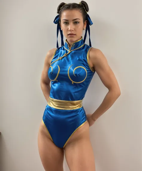 garota cosplayer, Chun-li do Street Fighter