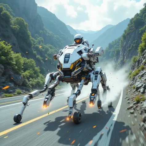 (masterpiece), (best quality), (illustration), (highly detailed), (concept art style),

A cinematic sci-fi illustration set in a near-future Japanese mountain region.
From a slightly angled bird’s-eye perspective — high above the scene but tilted forward r...