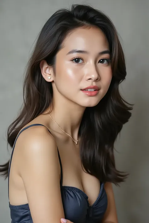 1 girl. high school, 3 chinese cute young girls and nude friends. beautiful faces. side back posing sexy, nude. topless. naked, white skinny body, slender. with legs open wide apart. she has small breasts but wear undersized strapless cotton smooth bra. ...