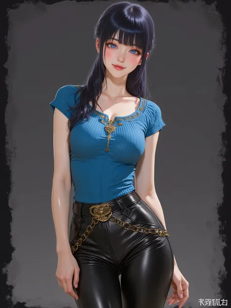 marinette Dopanchan, A very beautiful and cute 22 year old woman. Slight smile, long hair, deep gaze, blue eyes, western eyes, detailed blue eyes, beautiful eyes, natural pink lips, thin lips, detailed lips, beautiful lips, clear face. Fair skin, perfect b...