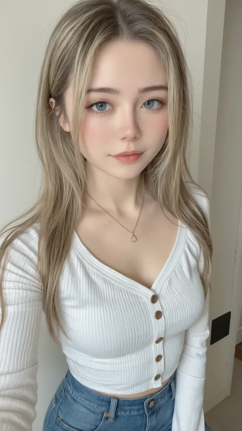 1girl, solo, Casual Outfits, upper body, like