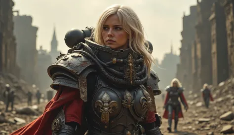 SisB40K, ультрареалистичная блондинка в доспехах SisB40K