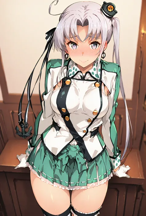 akitsushima(kancolle)\(kancolle\) , score_9, score_8_up, score_7_up, source_anime, top quality, (seductive, blush), , Official Art, looking at viewer, masterpiece, ultra-HD, high detail, depth of field, top quality, 8k, top quality, ergonomic,Official Art,...