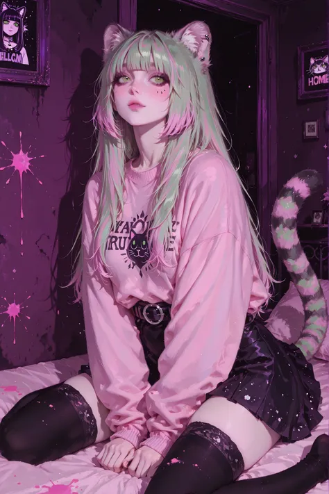 anime style, anime coloring, 8k, HDR, extremely detailed face and eyes, beautiful face and eyes, solo, beautiful, cool, masterpiece, top quality, great
quality, pose, background, highres, matte colouring, flat colouring, 1girl, young woman, dynamic hair, d...