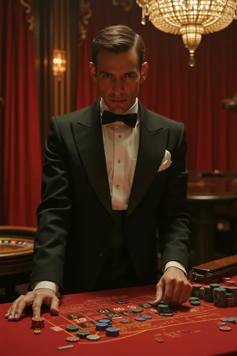 DSDezember4:
🌟:high resolution,detailreich,stilisiert,cinematografisch,glamorous vintage style of the 70s.
🌌:His left hand clutches a worn, subdued light from crystal chandeliers,red velvet curtains,schwere Holztische,a smoky ambiance.
😈:x} while bunny gir...