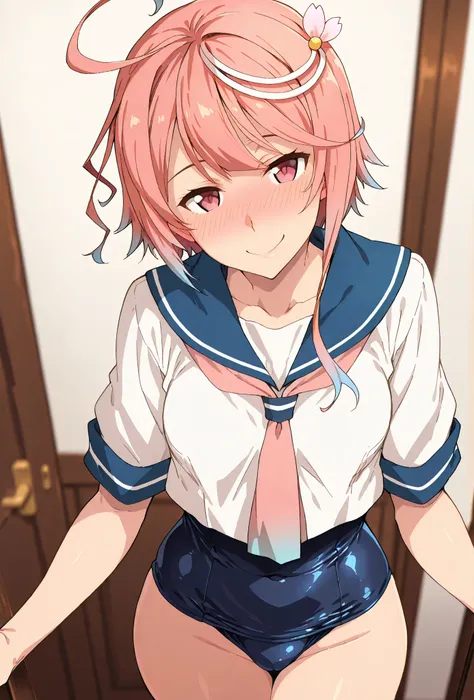 I-58\(kancolle\), score_9, score_8_up, score_7_up, source_anime, top quality, (seductive, blush), Smile Yan, Official Art, looking at viewer, masterpiece, ultra-HD, high detail, depth of field, top quality, 8k, top quality, ergonomic,Official Art, 1 girl,s...