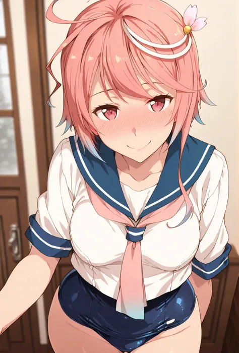 I-58\(kancolle\), score_9, score_8_up, score_7_up, source_anime, top quality, (seductive, blush), Smile Yan, Official Art, looking at viewer, masterpiece, ultra-HD, high detail, depth of field, top quality, 8k, top quality, ergonomic,Official Art, 1 girl,s...