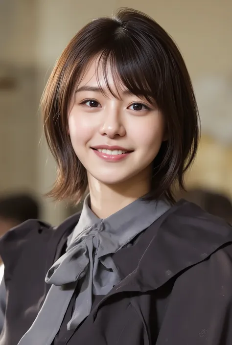 (Woman with huge saggy breasts1By people),(((super short hair))),((綺麗なとてもshort black hair with waistの女性)),(short black hair with waist),(Very short hair with black hair),Realistic Portraits,Realism,top quality,Masterpiece,top quality,best image quality,Hig...