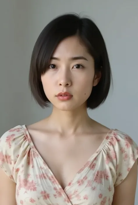 (( Premium quality on the shores of eternal summer,  8k )), ((masterpiece)), ( details),    、dark hair,  Japanese girls,   One person's perspective   ,One Woman, Chubby Woman, petite woman ,   sexy,(  full nude, in the bedroom),(((    Super Giant Bust ...