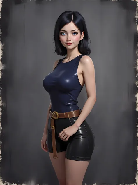 sketch painting, marinette Dopanchan, A very beautiful and cute 22 year old woman. Slight smile, long hair, deep gaze, blue eyes, western eyes, detailed blue eyes, beautiful eyes, natural pink lips, thin lips, detailed lips, beautiful lips, clear face. Fai...