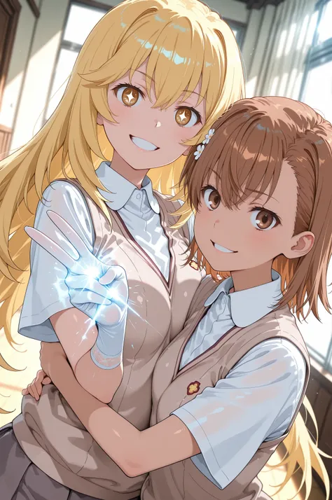 御坂美琴　食蜂操祈　Mikoto Misaka　 Shokuho Misaki　(とある科学の超電磁砲)　(Toaru Kagaku no Railgun) 1