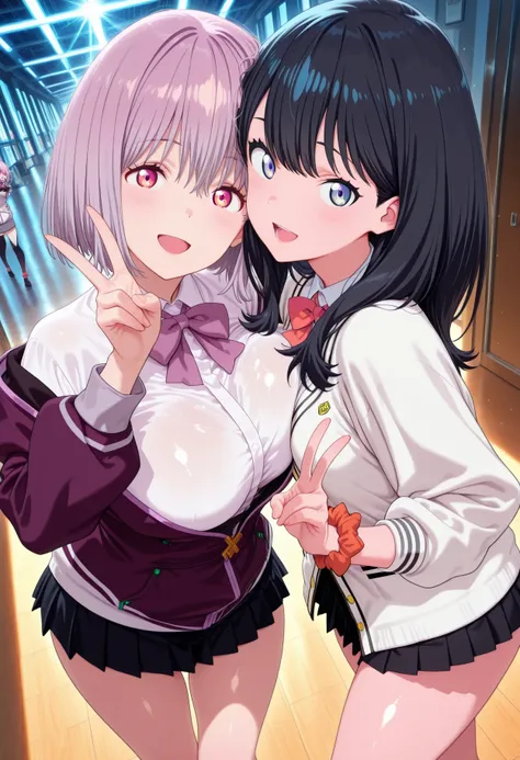 宝多六花　新条アカネ　Takarada Rikka　Shinjo Akane　『SSSS.GRIDMAN』 1