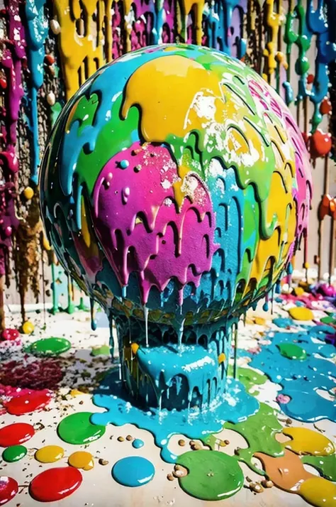 [Base:yayoi_mix-v2.5] Multicolor muddy paint body 2025/12/23 L1
