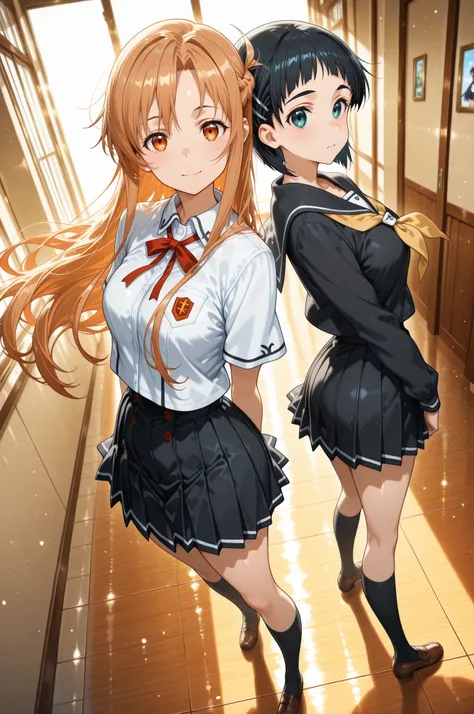 結城明日奈/Asuna Yuuki　桐ケ谷直葉/Suguha kirigaya　『ソードアートオンライン』　(Sword Art Online) 1
