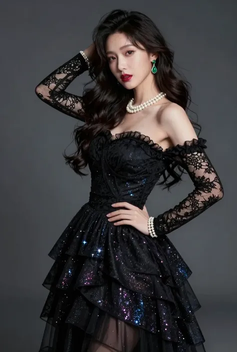 Cosmic Dress – Elegant Pose Model [Z Image Turbo]