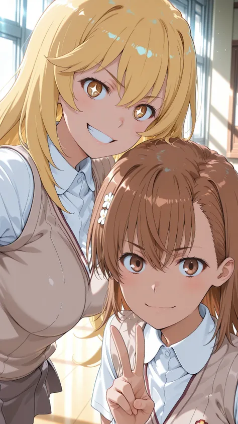 御坂美琴　食蜂操祈　Mikoto Misaka　 Shokuho Misaki　(とある科学の超電磁砲)　(Toaru Kagaku no Railgun)