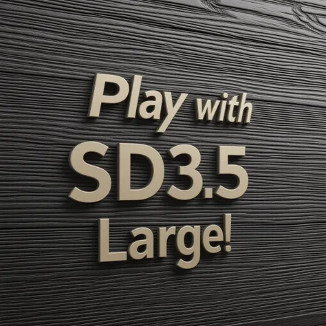 Play with SD3.5 Large! with Lora