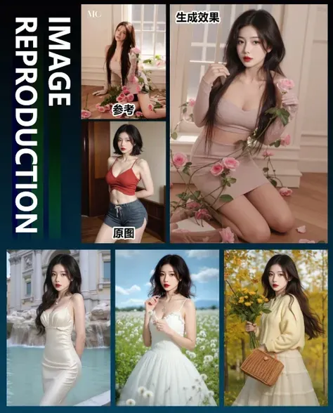 Photographic style reproduction without changing faces