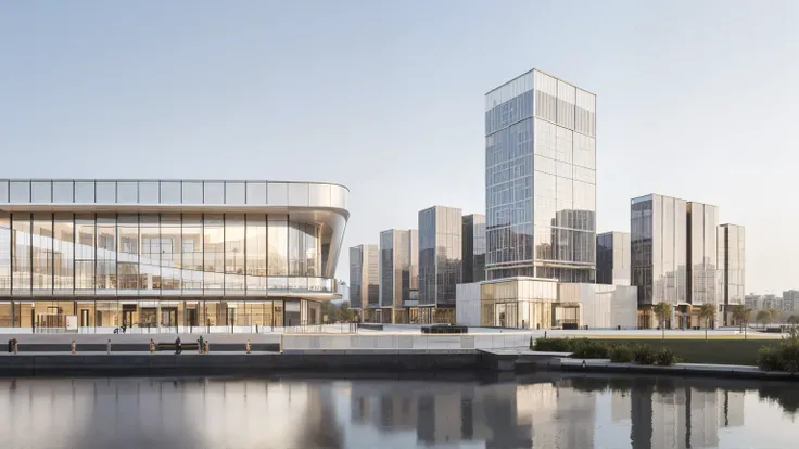 Thảo luận về khối lượng kiến trúc AI Concept(SD +Phóng đại Flux)