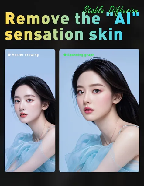 Удалите текстурированную кожу «AI» одним щелчком мыши