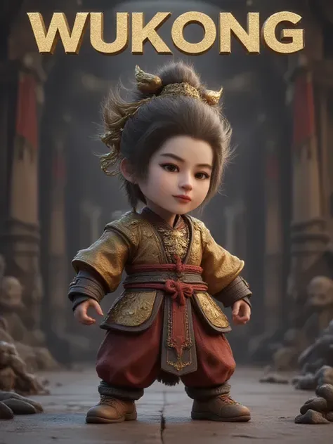 Generate Q version super cute Black Goku avatar with one click