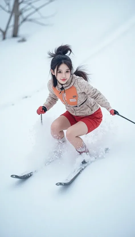 Become a skier with one click