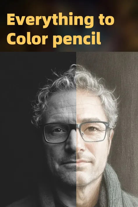 Filtro de estilo lápis desenhado à mão _Filtro de Estilo