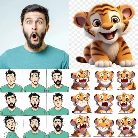 Générateur de packs d'émojis de dessin animé