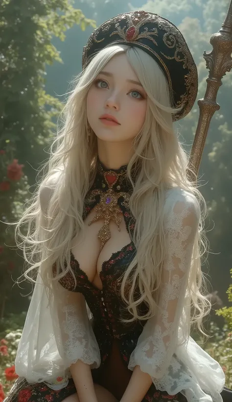Sexy busty elf FLUX
