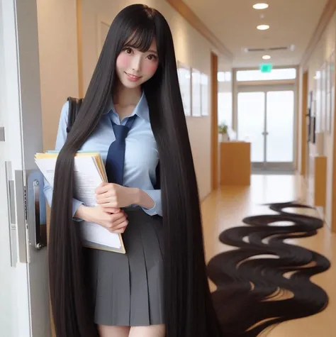 髪長 - absurdly long hair