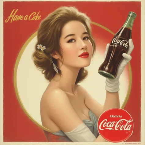 Póster del embajador de Coca Cola