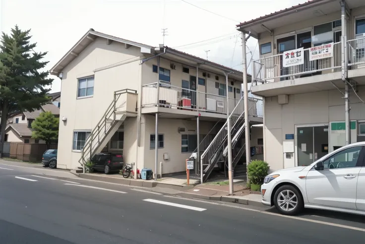 日本のアパート / Wooden apartment commonly seen in Japan SD15