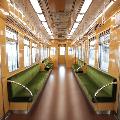 Hankyu 3000 series / train interior