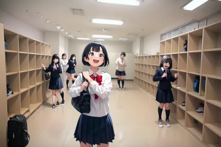 学校の更衣室 school locker room SD15