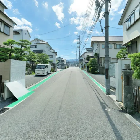 日本の住宅街の道路 / Residential streets in Japan SDXL