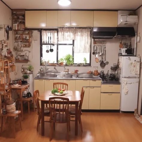 日本の住宅の台所 Kitchens in Japanese Housing Complexes SDXL