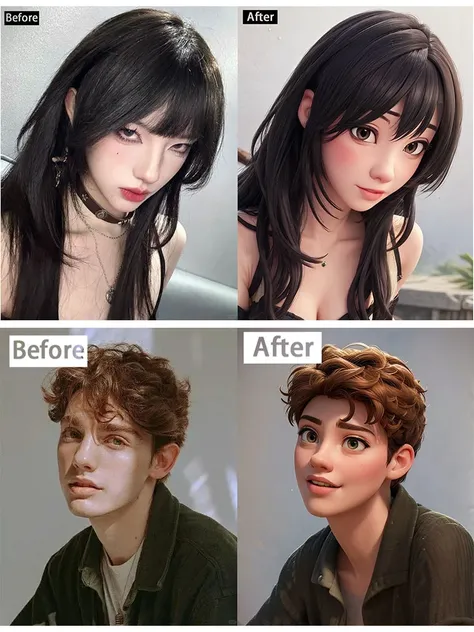 Фильтры для фотографий в стиле Pixar в один клик