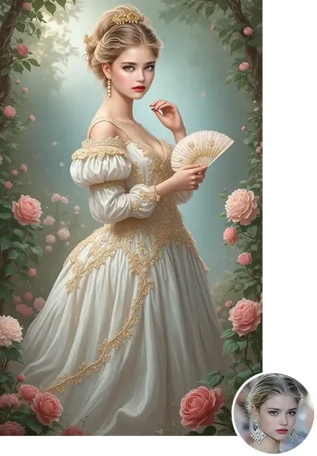 stile d'arte rococò del XVIII secolo