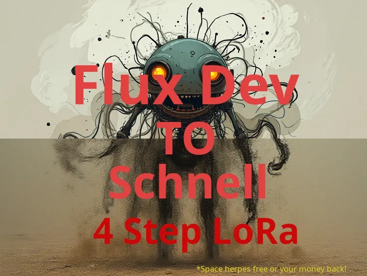 lux Dev to Schnell 4 step LoRA