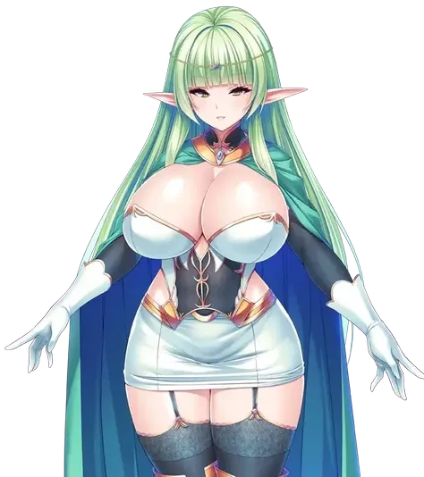 Eiren - Princess Elf Illustrious Ero Item de Haramase Harem Seikatsu ~ Isekai no Kyonyuu Mesu-tachi  Illustrious