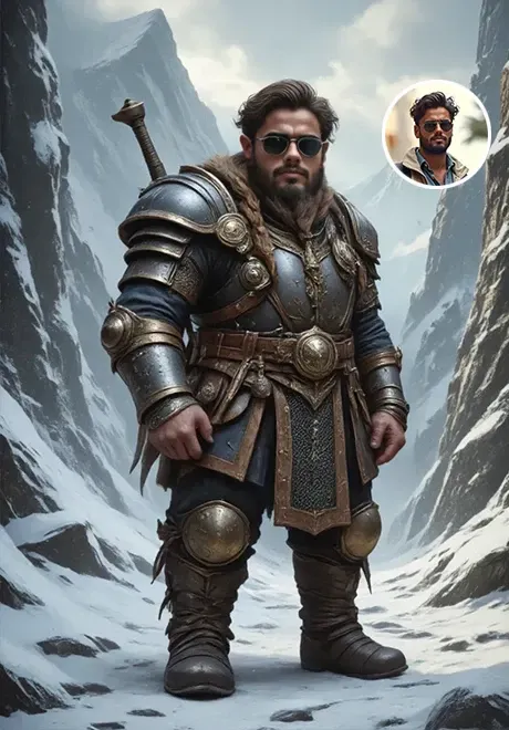 Become a dwarf warrior