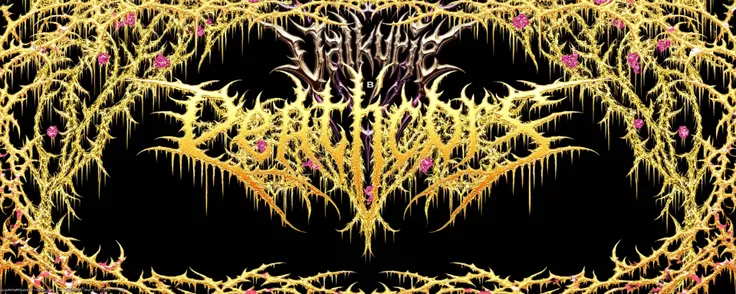 Typography deathcore