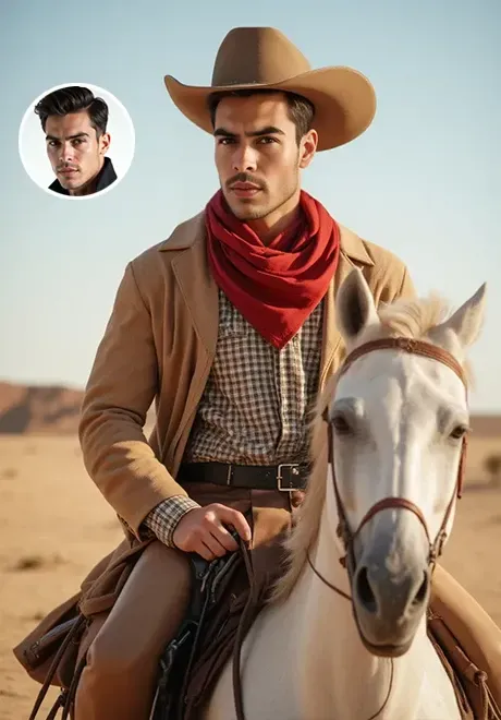 Ambil gambar koboi barat