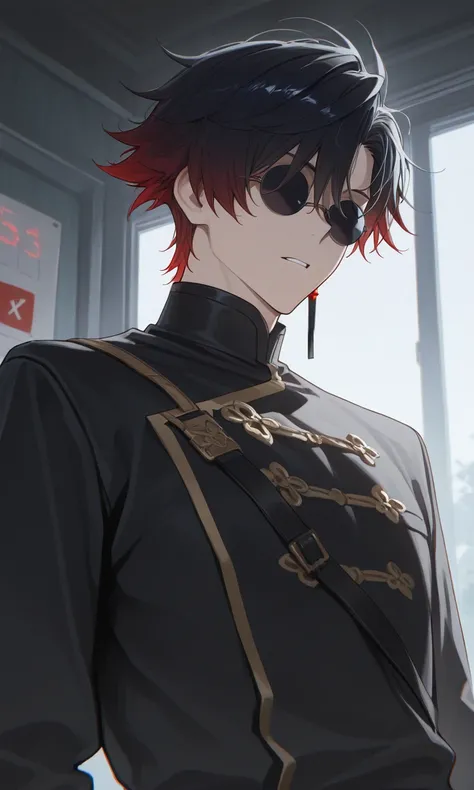 Gojo's Black Round Sunglasses (Illustrious XL)