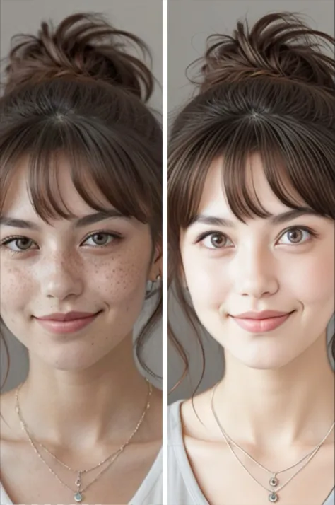 Очень гладкая кожа и красавица для броска в голову