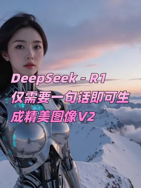 Deepseek-R1 only needs one sentence to generate beautiful images v2