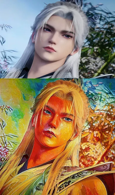 Da immagine a pittura a olio